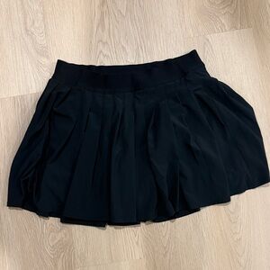 Black Pleated Tennis Skirt